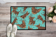 Load image into Gallery viewer, Chocolate Chihuahua Doormat - 24x36 Decorative Floor Mat – Indoor/Outdoor Rug with Artistic Flair