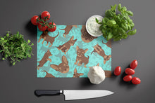 Load image into Gallery viewer, Chocolate Chihuahua Glass Cutting Boards – Durable, Decorative Kitchen Art Large