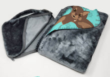 Load image into Gallery viewer, Chocolate Chihuahua Soft Travel Blanket with Bag