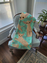 Load image into Gallery viewer, Cream Chihuahua Quilted Blanket 50x60
