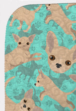 Load image into Gallery viewer, Cream Chihuahua Quilted Blanket 50x60