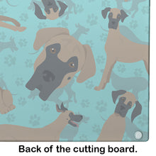 Load image into Gallery viewer, Fawn Great Dane Glass Cutting Boards – Durable, Decorative Kitchen Art Large