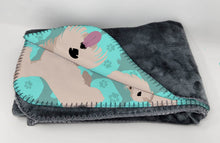 Load image into Gallery viewer, Wheaten Scottish Terrier Soft Travel Blanket with Bag