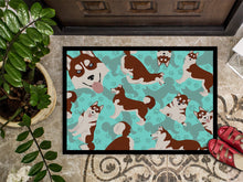 Load image into Gallery viewer, Red Siberian Husky Doormat - 24x36 Decorative Floor Mat – Indoor/Outdoor Rug with Artistic Flair