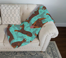 Load image into Gallery viewer, Red Doberman Pinscher Quilted Blanket 50x60