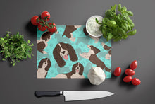 Load image into Gallery viewer, Liver English Springer Spaniel Glass Cutting Boards – Durable, Decorative Kitchen Art Large