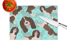 Load image into Gallery viewer, Liver English Springer Spaniel Glass Cutting Boards – Durable, Decorative Kitchen Art Large