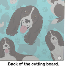 Load image into Gallery viewer, Liver English Springer Spaniel Glass Cutting Boards – Durable, Decorative Kitchen Art Large