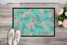 Load image into Gallery viewer, White German Shepherd Doormat - 24x36 Decorative Floor Mat – Indoor/Outdoor Rug with Artistic Flair