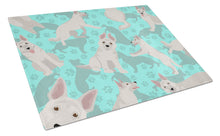 Load image into Gallery viewer, White German Shepherd Glass Cutting Boards – Durable, Decorative Kitchen Art Large
