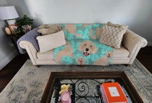 Load image into Gallery viewer, Cream Golden Retriever Quilted Blanket 50x60