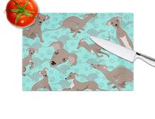 Load image into Gallery viewer, Fawn Italian Greyhound Glass Cutting Boards – Durable, Decorative Kitchen Art Large