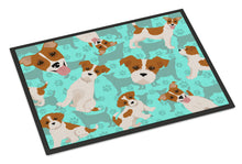 Load image into Gallery viewer, Red and White Jack Russell Terrier Doormat - 24x36 Decorative Floor Mat – Indoor/Outdoor Rug with Artistic Flair