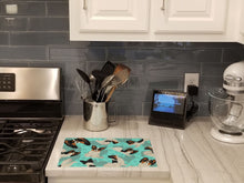 Load image into Gallery viewer, Tricolor Papillon Glass Cutting Boards – Durable, Decorative Kitchen Art Large