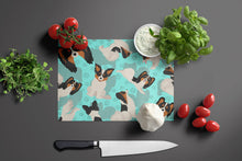 Load image into Gallery viewer, Tricolor Papillon Glass Cutting Boards – Durable, Decorative Kitchen Art Large