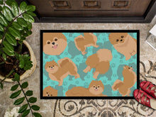 Load image into Gallery viewer, Orange Pomeranian Doormat - 24x36 Decorative Floor Mat – Indoor/Outdoor Rug with Artistic Flair