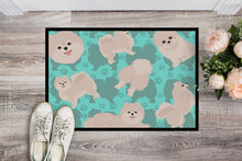 Load image into Gallery viewer, White Pomeranian Doormat - 24x36 Decorative Floor Mat – Indoor/Outdoor Rug with Artistic Flair
