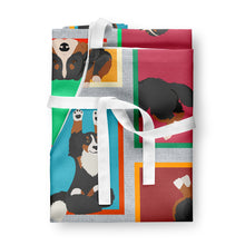 Load image into Gallery viewer, Lots of Bernese Mountain Dog Apron – Artist-Designed Kitchen, BBQ &amp; Craft Apron