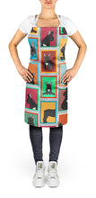 Load image into Gallery viewer, Lots of Black French Bulldog Apron – Artist-Designed Kitchen, BBQ &amp; Craft Apron