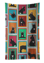 Load image into Gallery viewer, Lots of Black French Bulldog Kitchen Towel