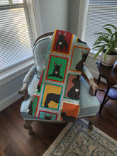 Load image into Gallery viewer, Lots of Black French Bulldog Quilted Blanket 50x60