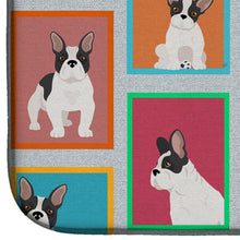 Load image into Gallery viewer, Lots of Black and White French Bulldog Dish Drying Mat