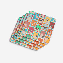 Load image into Gallery viewer, Lots of Fawn Pug Foam Coaster