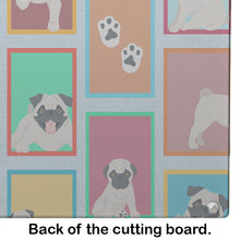 Load image into Gallery viewer, Lots of Fawn Pug Glass Cutting Boards – Durable, Decorative Kitchen Art Large