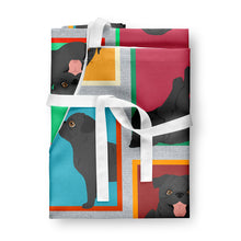 Load image into Gallery viewer, Lots of Black Pug Apron – Artist-Designed Kitchen, BBQ &amp; Craft Apron