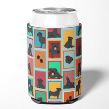 Load image into Gallery viewer, Lots of Black Pug Can or Bottle Hugger