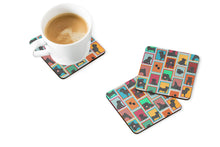 Load image into Gallery viewer, Lots of Black Pug Foam Coaster