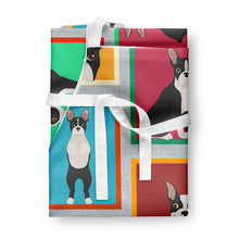 Load image into Gallery viewer, Lots of Boston Terrier Apron – Artist-Designed Kitchen, BBQ &amp; Craft Apron