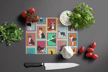 Load image into Gallery viewer, Lots of Boston Terrier Glass Cutting Boards – Durable, Decorative Kitchen Art Large