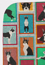 Load image into Gallery viewer, Lots of Boston Terrier Quilted Blanket 50x60