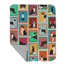 Load image into Gallery viewer, Lots of Boston Terrier Quilted Blanket 50x60