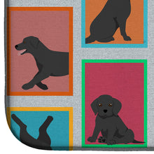 Load image into Gallery viewer, Lots of Black Labrador Retriever Dish Drying Mat