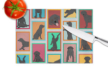 Load image into Gallery viewer, Lots of Black Labrador Retriever Glass Cutting Boards – Durable, Decorative Kitchen Art Large