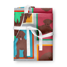 Load image into Gallery viewer, Lots of Chocolate Labrador Retriever Apron – Artist-Designed Kitchen, BBQ &amp; Craft Apron