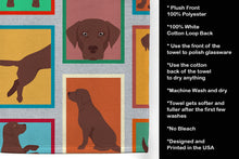 Load image into Gallery viewer, Lots of Chocolate Labrador Retriever Kitchen Towel