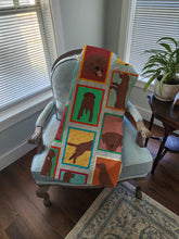 Load image into Gallery viewer, Lots of Chocolate Labrador Retriever Quilted Blanket 50x60