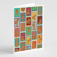 Load image into Gallery viewer, Lots of Red Fox Labrador Retriever Greeting Cards -  Blank Note Cards – 8-Pack of Artist-Designed Cards with Envelopes