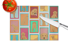 Load image into Gallery viewer, Lots of Red Fox Labrador Retriever Glass Cutting Boards – Durable, Decorative Kitchen Art Large