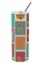 Load image into Gallery viewer, Lots of Red Fox Labrador Retriever Stainless Steel 20 oz Skinny Tumbler