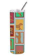 Load image into Gallery viewer, Lots of Red Fox Labrador Retriever Stainless Steel 20 oz Skinny Tumbler