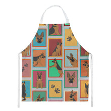 Load image into Gallery viewer, Lots of German Shepherd Apron – Artist-Designed Kitchen, BBQ &amp; Craft Apron