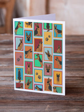 Load image into Gallery viewer, Lots of German Shepherd Greeting Cards -  Blank Note Cards – 8-Pack of Artist-Designed Cards with Envelopes