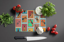 Load image into Gallery viewer, Lots of German Shepherd Glass Cutting Boards – Durable, Decorative Kitchen Art Large