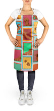 Load image into Gallery viewer, Lots of Longhaired Red Dachshund Apron – Artist-Designed Kitchen, BBQ &amp; Craft Apron
