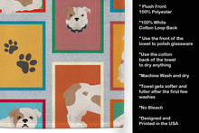 Load image into Gallery viewer, Lots of Piebald English Bulldog Kitchen Towel