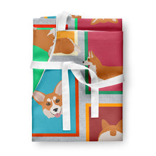 Load image into Gallery viewer, Lots of Red and White Pembroke Corgi Apron – Artist-Designed Kitchen, BBQ &amp; Craft Apron
